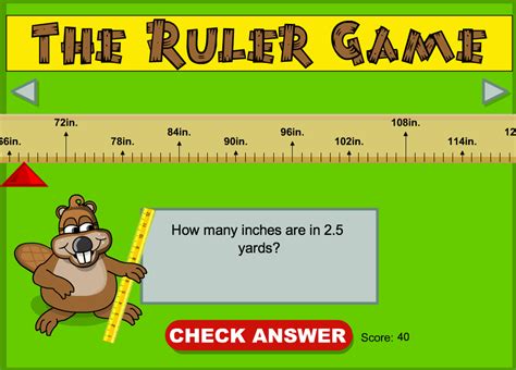 interactive measuring games.